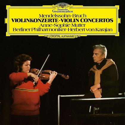 Anne-Sophie Mutter, Felix Mendelssohn-Bartholdy (1809-1847), Max Bruch (1838-1920), Herbert von Karajan & Berliner Philharmoniker - Violinkonzerte (LP + Digital Copy)