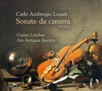 Gunar Letzbor, Carlo Ambrogio Lonati (1645-1703) & Ars Antiqua Austria - Kammersonaten 1, 2, 3 & 6 - Salzburg 1701