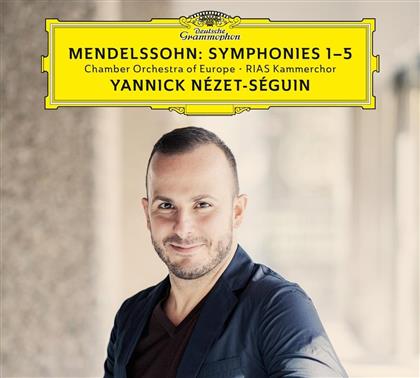 Felix Mendelssohn-Bartholdy (1809-1847), Yannick Nezet-Seguin, Chamber Orchestra Of Europe & RIAS Kammerchor - Sinfonien Nr.1-5 (3 CDs)