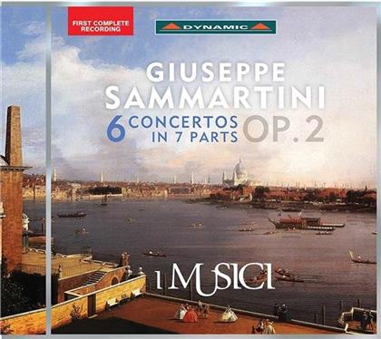 Giuseppe Sammartini (1695-1750) & I Musici - 6 Concerto In 7 Parts, Op.2 - First Complete Recording