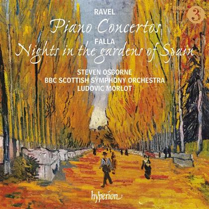 Steve Osborne, Maurice Ravel (1875-1937), Manuel de Falla (1876-1946), Ludovic Morlot & BBC Scottish Symphony Ochestra - Klavierkonzert G-Dur & D-Dur "Für Die Linke Hand"