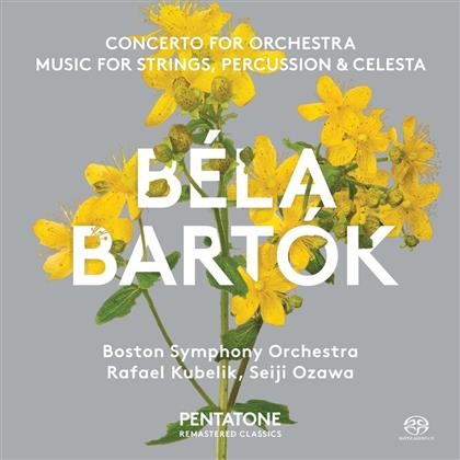 Rafael Kubelik, Seiji Ozawa & Boston Symphony Orchestra - Konzert für Orchester / Musik für Saiteninstrumente, Schlagzeug & Celesta (SACD)