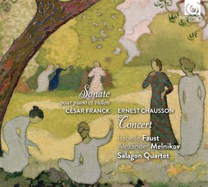Alexander Melnikov, Salagon Quartet, César Franck (1822-1890), Ernest Chausson (1855-1899) & Isabelle Faust - Concert / Sonate Pour Piano Et Violon