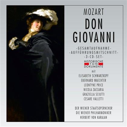 Elisabeth Schwarzkopf, Eberhard Wächter, Wolfgang Amadeus Mozart (1756-1791), Herbert von Karajan, … - Don Giovanni - Aufnahme 1960 (3 CD)