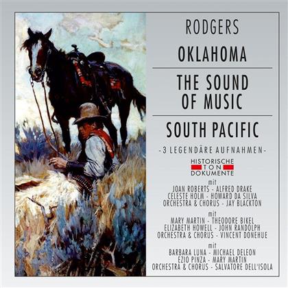 Alfred Drake, Joan Roberts & Richard Rodgers (1902-1979) - Oklahoma/The Sound Of Music/South Pacific - Aufnahmen 1943 (Oklahoma) & 1949 (South Pacific) & 1959 (2 CDs)