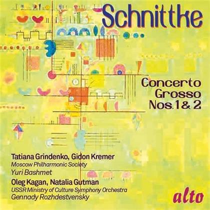 Tatjana Grindenko, Gidon Kremer, Oleg Kagan, Natalia Gutman, Alfred Schnittke (1934-1998), … - Concerti Grossi 1 & 2