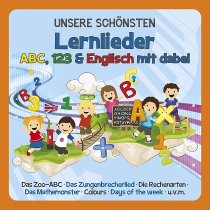 Familie Sonntag - Unsere Schoensten Lernlieder-ABC, 123, Englisch