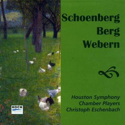 Houston Symphony Chamber, Arnold Schönberg (1874-1951), Anton Webern (1883-1945), Alban Berg (1885-1935) & Christoph Eschenbach - Schoenberg - Berg - Webern