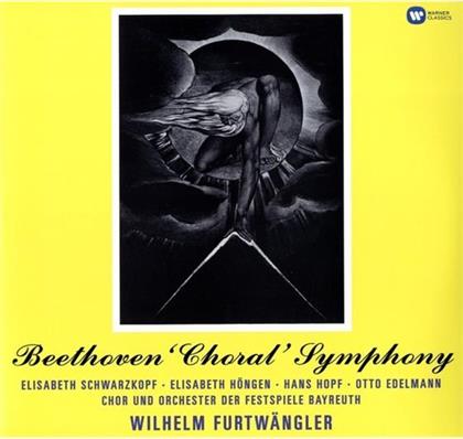 Wilhelm Furtwängler, Elisabeth Schwarzkopf, Elisabeth Höngen, Ludwig van Beethoven (1770-1827) & Orchester der Bayreuther Festspiele - Sinfonie 9 - Choralsymphonie - 1951 (2 LPs)