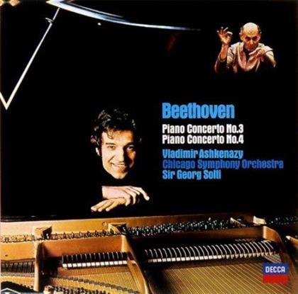 Ludwig van Beethoven (1770-1827), Sir Georg Solti, Vladimir Ashkenazy & Chicago Symphony Orchestra - Piano Concertos 3 & 4 (Japan Edition)