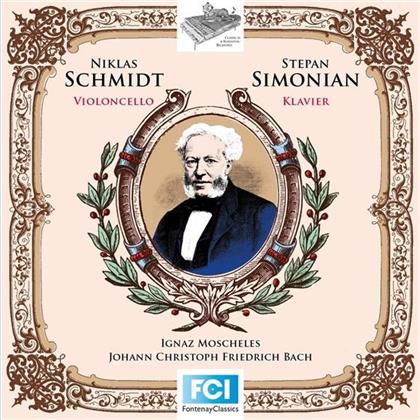 Ignaz Moscheles (1794-1870), Nicklas Schmidt & Stepan Simonian - Zehn Präludien aus dem Wohltemperierten Klavier mit einer Violoncellostimme
