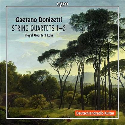Pleyel Quartett & Gaetano Donizetti (1797-1848) - String Quartets 1-3