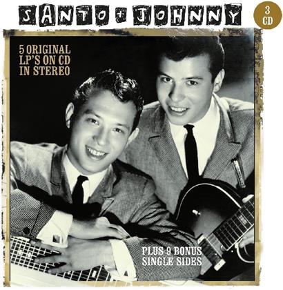 Santo & Johnny - 5 Original LP's On CD (3 CDs)