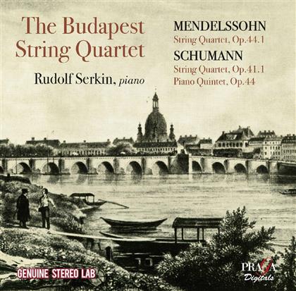Budapest String Quartet, Felix Mendelssohn-Bartholdy (1809-1847) & Robert Schumann (1810-1856) - String Quartets / Piano Quintet