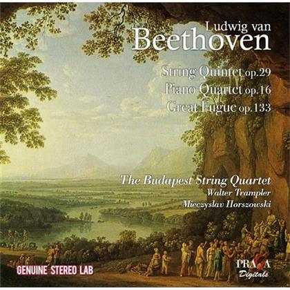 Budapest String Quartet & Ludwig van Beethoven (1770-1827) - String Quintet Op.29 / Piano Quartet