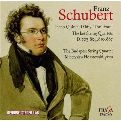 Budapest String Quartet & Franz Schubert (1797-1828) - Piano Quintet D 667