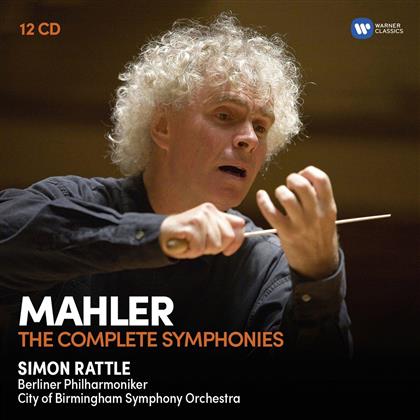 Sir Simon Rattle, Berliner Philharmoniker & Gustav Mahler (1860-1911) - Sämtliche Sinfonien (12 CDs)