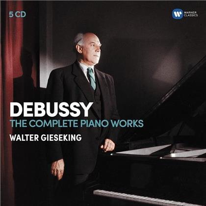 Walter Gieseking & Claude Debussy (1862-1918) - Sämtliche Klavierwerke (Version Remasterisée, 5 CD)
