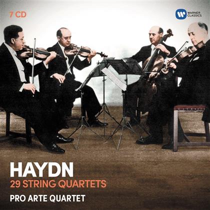 Pro Arte Quartet & Joseph Haydn (1732-1809) - 29 Streichpuartette (Newly Remastered) (Remastered, 7 CDs)