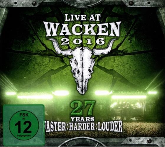 Live At Wacken 2016 - 27 Years Faster: Harder: Louder (3 CDs + Blu-ray)