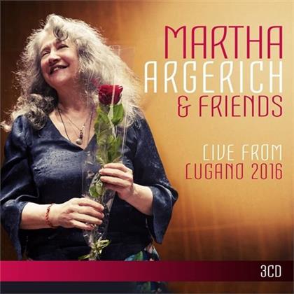 Martha Argerich - Argerich And Friends Live From Lugano 2016 - Werke Von Ravel, Mozart, Beethoven, Brahms u.A. (3 CDs)