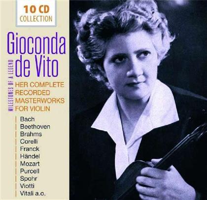 Gioconda de Vito - Her Complete Recorded Masterworks For Violin (10 CD)