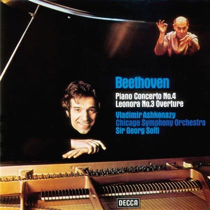 Ludwig van Beethoven (1770-1827), Sir Georg Solti, Vladimir Ashkenazy & Chicago Symphony Orchestra - Piano Concerto No.4 / Leonore No. 3 Overture (LP)