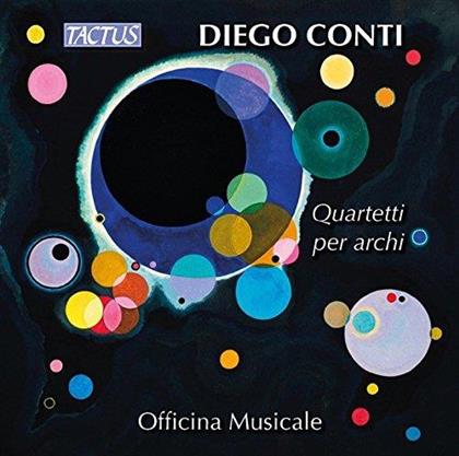 Diego Conti (*1958) & Officina Musicale - Streichquartette Nr. 1-5 (2 CDs)