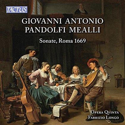 Pandolfi Mealli G., Giovanni Antonio Pandolfi Mealli & Opera Qvinta - Sonate, Roma 1669