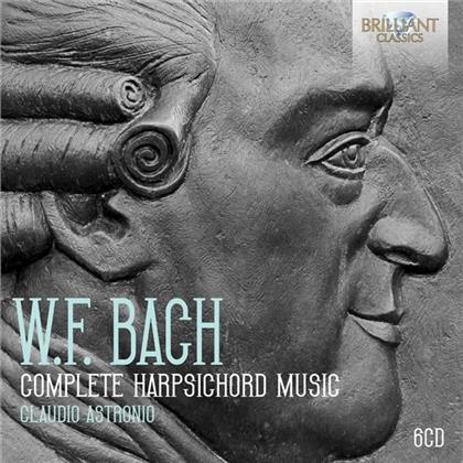 Wilhelm Friedemann Bach (1710 - 1784) & Claudio Astronio - Complete Harpsichord Music (6 CDs)