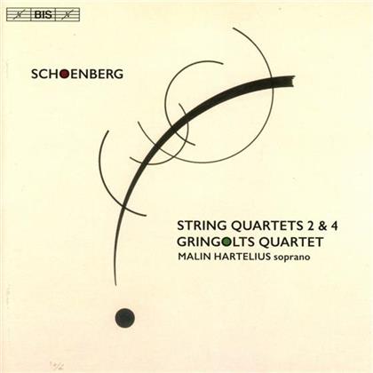 Gringolts Quartett, Malin Hartelius & Arnold Schönberg (1874-1951) - Streichquartette 2 & 4 (Hybrid SACD)