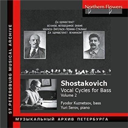 Dimitri Schostakowitsch (1906-1975), Fyodor Kuznetsov & Yuri Serov - Liederzyklen Fuer Bass Vol. 2