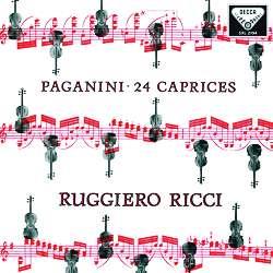 Ruggerio Ricci & Nicolò Paganini (1782-1840) - Capricen op.1 Nr.1-24 für Violine solo (2 LPs)