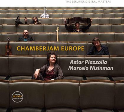 Marcelo Nisinman (*1970), Daniel Rowland & Astor Piazzolla (1921-1992) - Chamberjam Europe (LP)