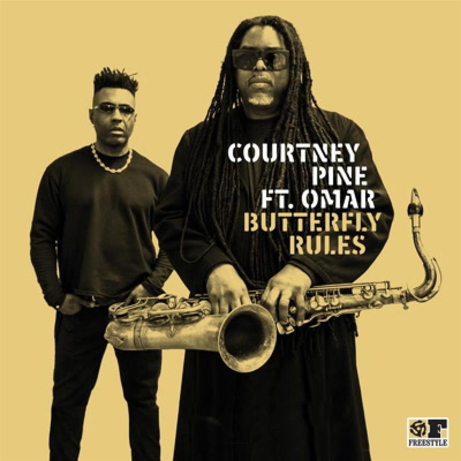 Courtney Pine feat. Omar - Butterly / Rules (LP)