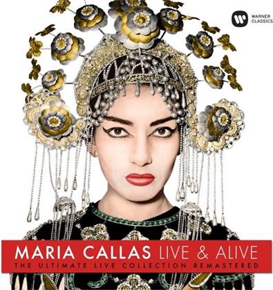 Maria Callas, Vincenzo Bellini (1801-1835), Christoph Willibald Gluck (1714-1787) & Gaetano Donizetti (1797-1848) - Maria Callas - Live & Alive (LP)