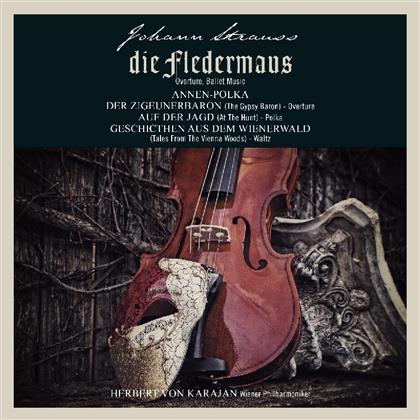 Johann Strauss II (1825-1899) (Sohn) & Herbert von Karajan - Die Fledermaus/Der Zigeunerbaron - Vinyl Passion (LP)
