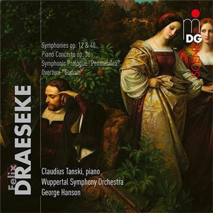 Claudius Tanski, Felix Draeseke 1835-1913, George Hanson & Wuppertal Symphony Orchestra, - Orchestral Works Vol. 1 & 2 (2 CDs)