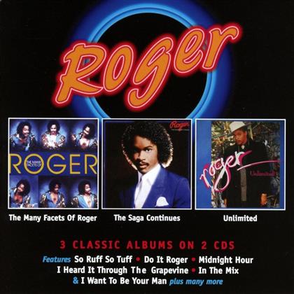 Roger - The Many Faces Of Roger / The Saga Continues / Un (2 CDs)
