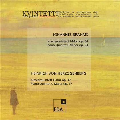 Kvintetti Pintipudas Pianoquintet, Brahms, Herzogenberg, Johannes Brahms (1833-1897), Heinrich von Herzogenberg (1843-1900), … - Klavierquintette