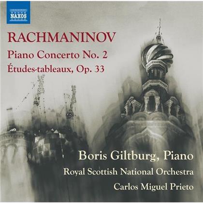 Sergej Rachmaninoff (1873-1943), Fritz Kreisler (1875-1962), Franz Behr (1837-1898), Carlos Miguel Prieto, … - Piano Concerto 2 / Etudes-Tableaux op. 33 / Liebeslied arr. Rachmaninoff - Lachtäubchen arr. Rachmaninoff