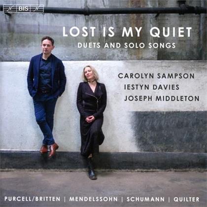 Carolyn Sampson, Iestyn Davies, Joseph Middleton, Henry Purcell (1659-1695), Benjamin Britten (1913-1976), … - Lost Is My Quiet - Duets And Solo Songs