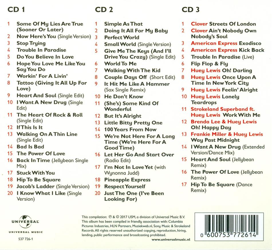 Collected (Music On Vinyl, 2 LPs) von Huey Lewis CeDe.ch