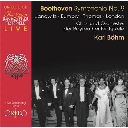 Gundula Janowitz, Grace Bumbry, Ludwig van Beethoven (1770-1827), Karl Böhm & Orchester der Bayreuther Festspiele - Symphonie Nr. 9 - Live Recording 1963