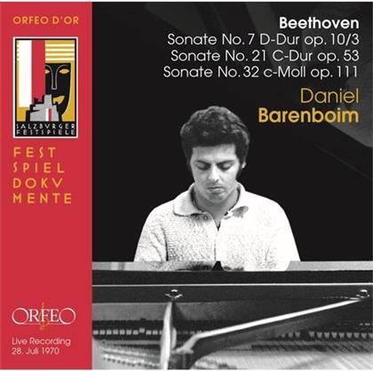 Daniel Barenboim & Ludwig van Beethoven (1770-1827) - Sonaten Nos. 7, 21 & 32