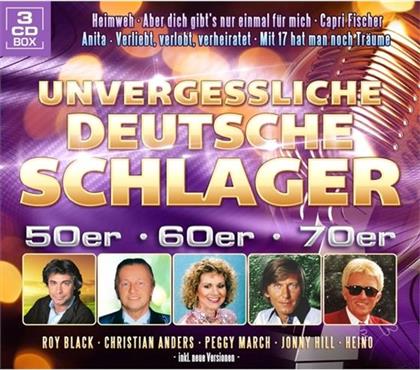Unvergessliche Deutsche Schlager (3 CDs)