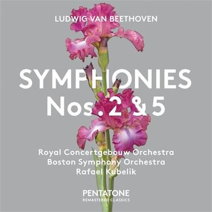 Ludwig van Beethoven (1770-1827), Rafael Kubelik & Royal Concertgebouw Orchestra (RCO) - Symphonien Nr.2 & 5 (SACD)