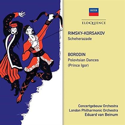 Nikolai Rimsky-Korssakoff (1844-1908), Alexander Borodin (1833-1887), Eduard van Beinum, The Royal Concertgebouw Orchestra & The London Philharmonic Orchestra - Sheherazade / Polowetzer Tänze