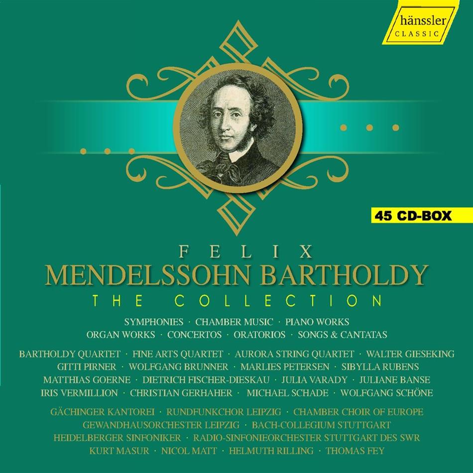 Mendelssohn The Collection (45 CDs) von Various & Felix Mendelssohn