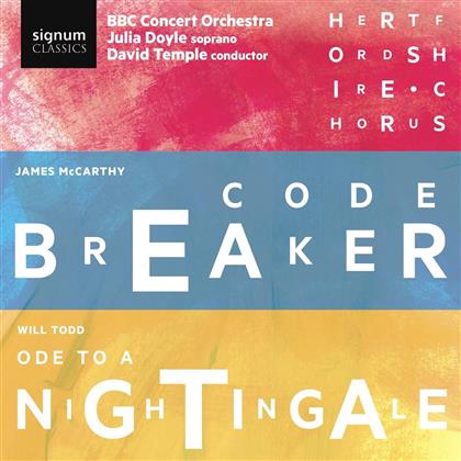 James McCarthy & Will Todd - Codebreaker / Ode To A Night (2 CDs)